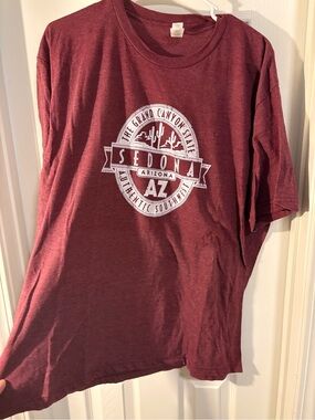 Sedona AZ Maroon Graphic Tee - Men